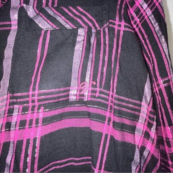 Victoria’s Secret Button Front Long Sleeve Drawstring Pajama Loungewear Pant Set - Picture 2 of 9